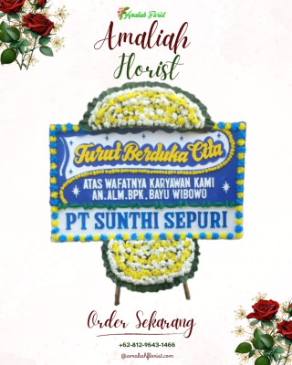 Papan Bunga Duka di Setia Bhakti