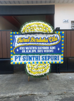 Papan Bunga Duka di Setia Bhakti