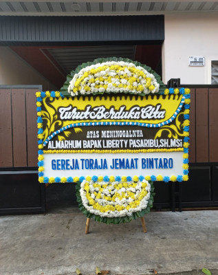 Papan Bunga Duka di Setia Bhakti